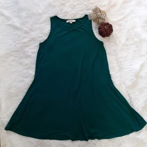 Teal/green swing dress